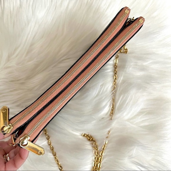 Louis Vuitton Double Zip Pochette Damier Ebene Crossbody Bag - Picture 4 of 12